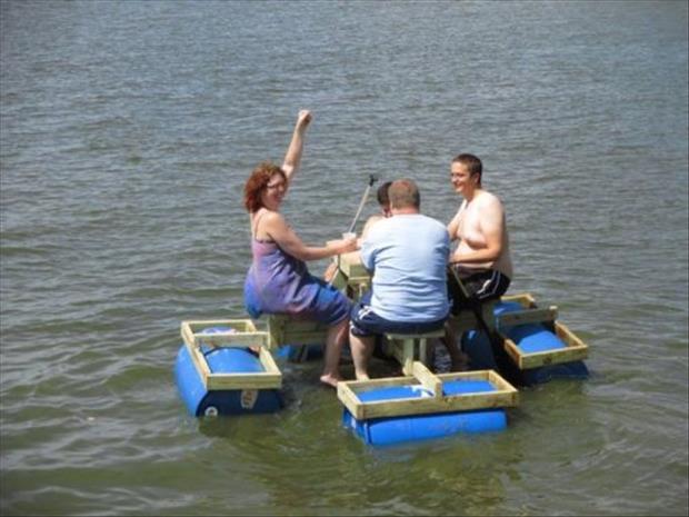 How to make a floating picnic table