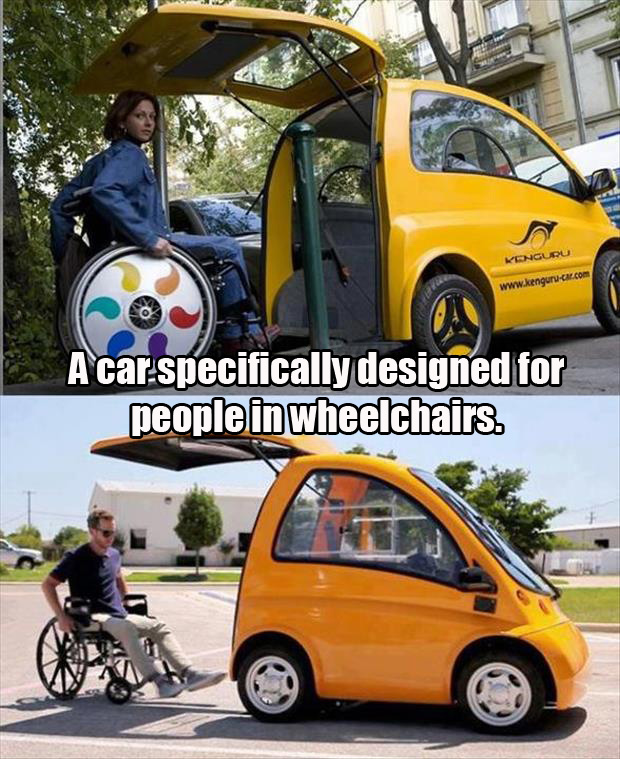 kenguru car - Kenguru A car specifically designed for people in wheelchairs.