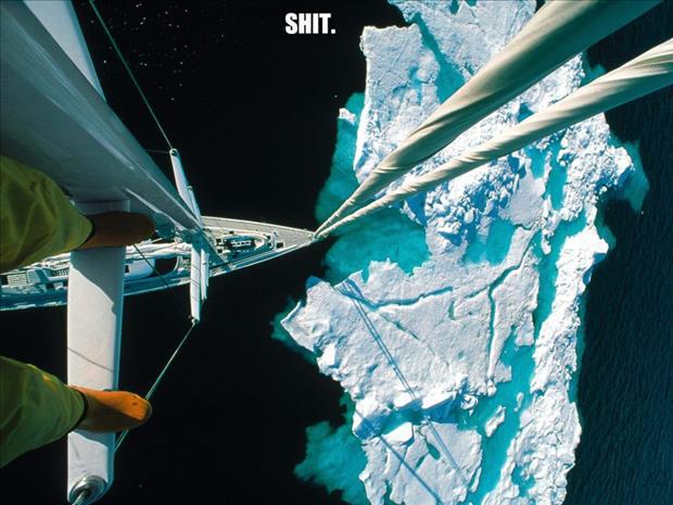 iceberg sailing - Shit.