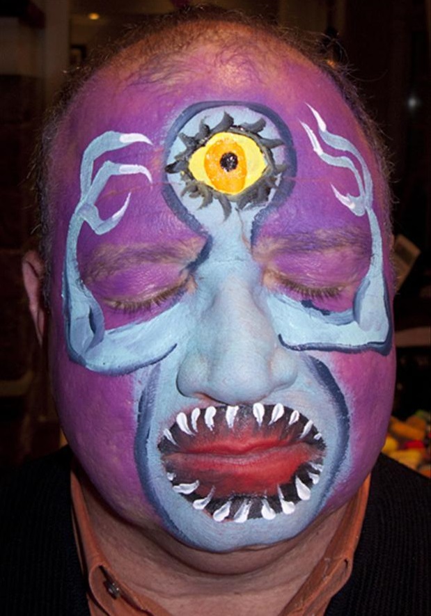 Amazing halloween face paintings