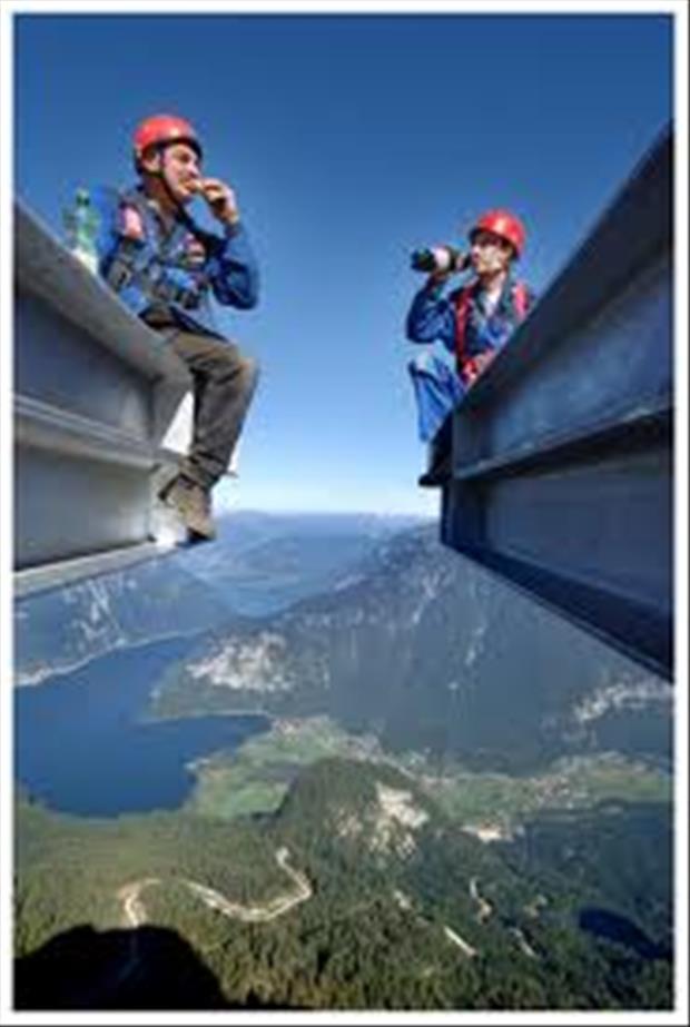 So you're afraid of heights?