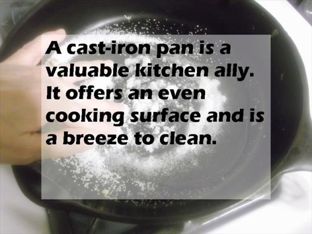 cookware and bakeware - A castiron pan is a valuable kitchen ally. It offers an even cooking surface and is a breeze to clean.