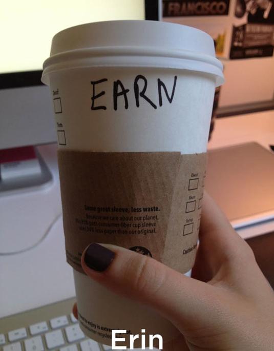 Starbucks employees suck at spelling