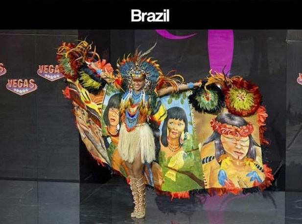 Miss universe pageant parade of national costumes