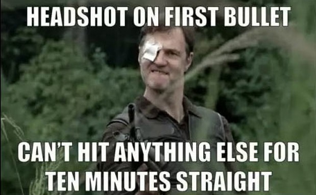Funny things about the walking dead