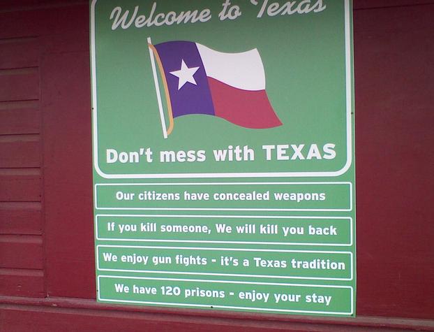 Things are done a little different in texas