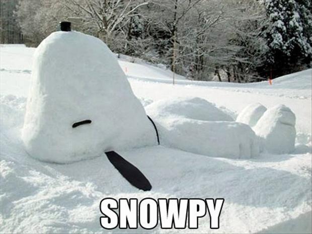 Extremely creative snowmen