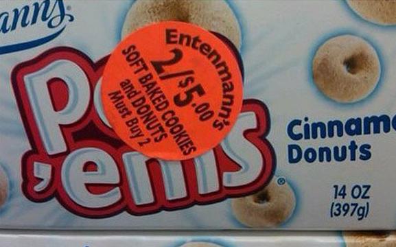 examples of parody - Cinnam Donuts 14 Oz 397g mann, Enten 2$5.00 Soft Baked Cookies and Donuts Must Buy 2 Puud