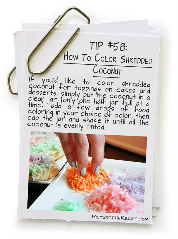 Cool cooking tips