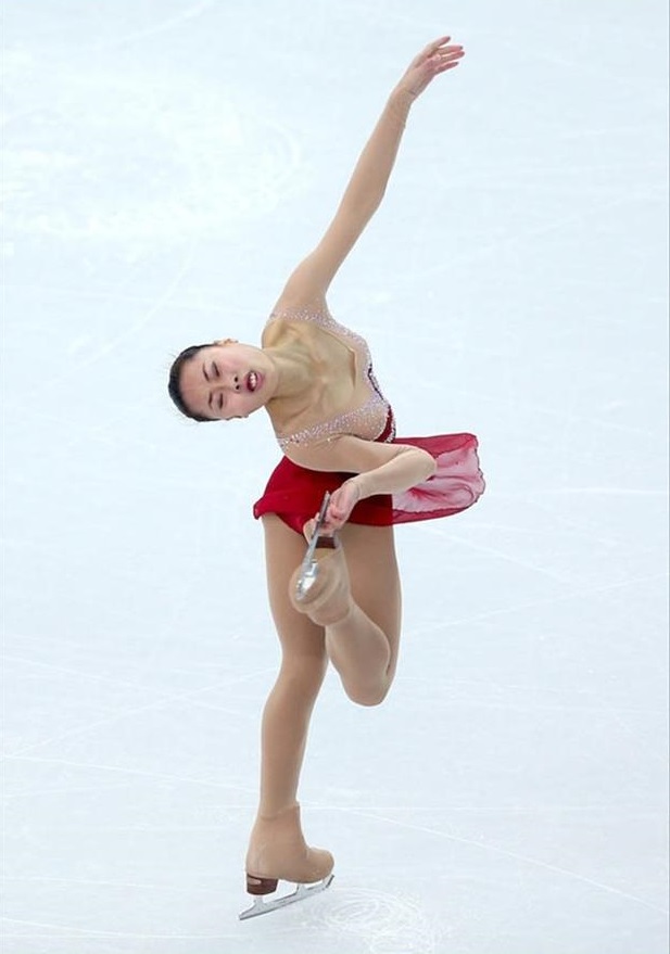 Funny figure skating faces