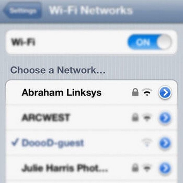 wifi name idea - Gaming WiFi Networks Wi On Choose a Network... Abraham Linksys Arcwest DoooDguest Julie Harris Phot...