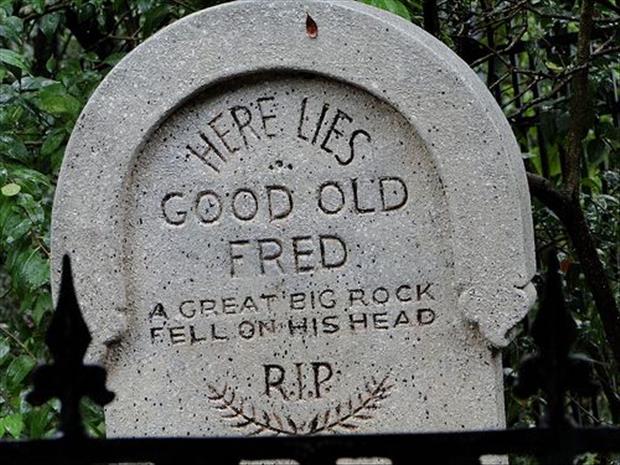Funny gravestones