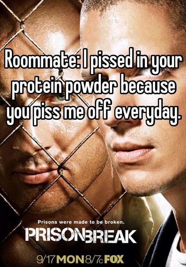 Disgusting roommates