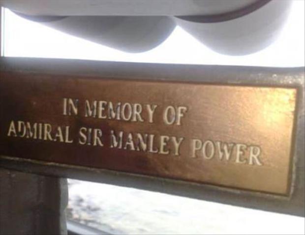 In Memory Of Admiral Sir Manley Power