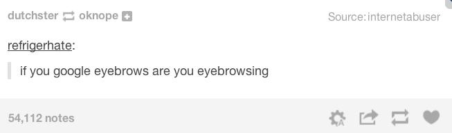 tumblr - heartbleed - dutchster oknope Source internetabuser refrigerhate if you google eyebrows are you eyebrowsing 54,112 notes