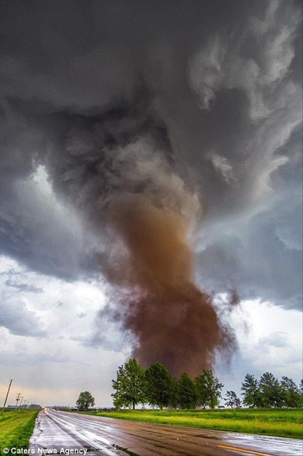 Tornadoes, fire and lightning