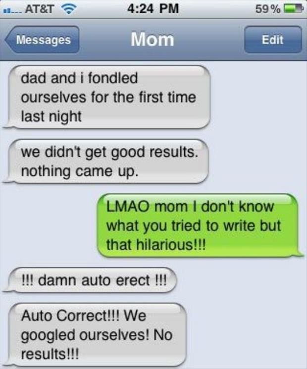 Warning: parents are texting again