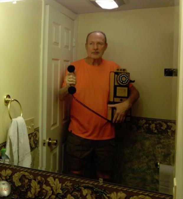 Old people have been taking selfies for decades