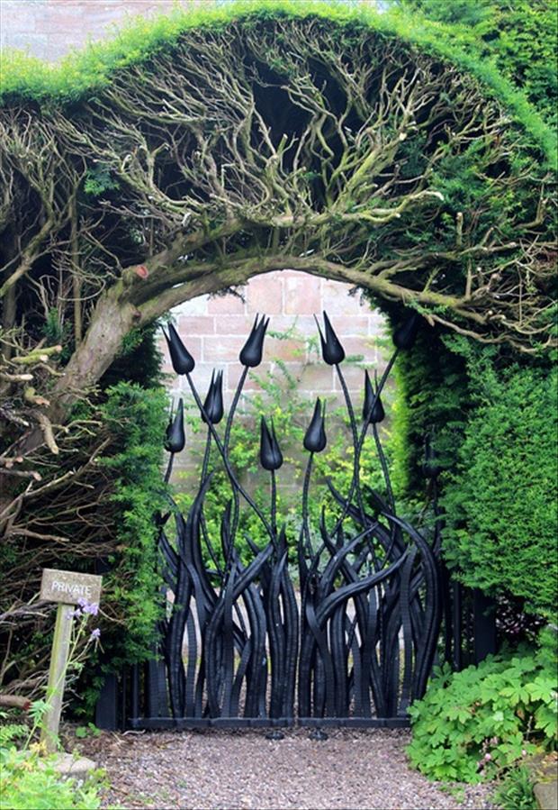 Really cool garden gates