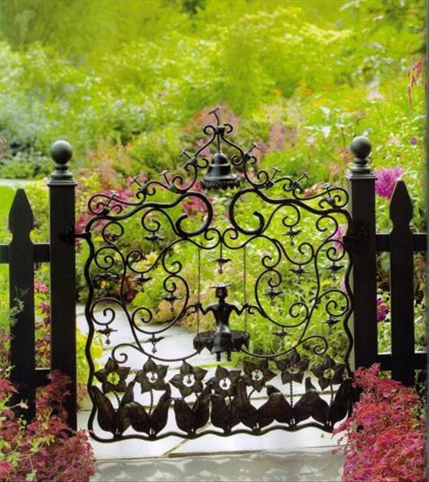 Really cool garden gates