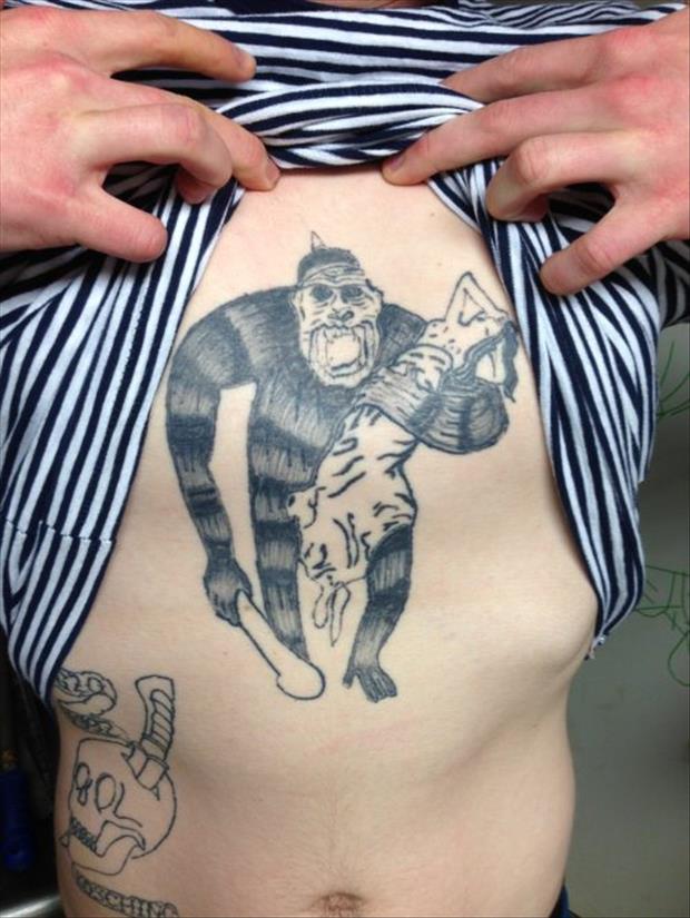 worst gorilla tattoo