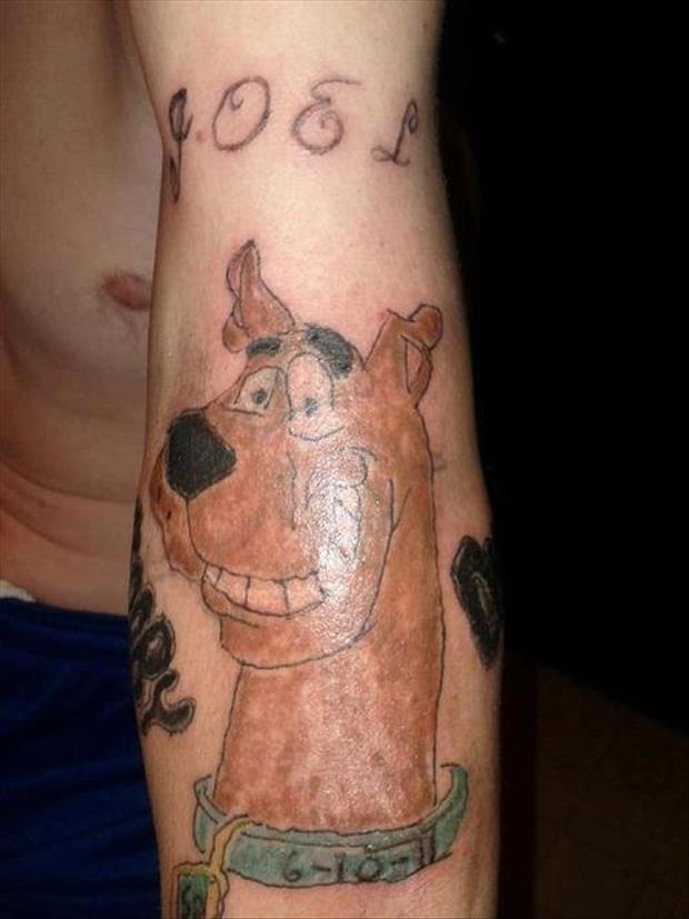 scooby doo tattoo