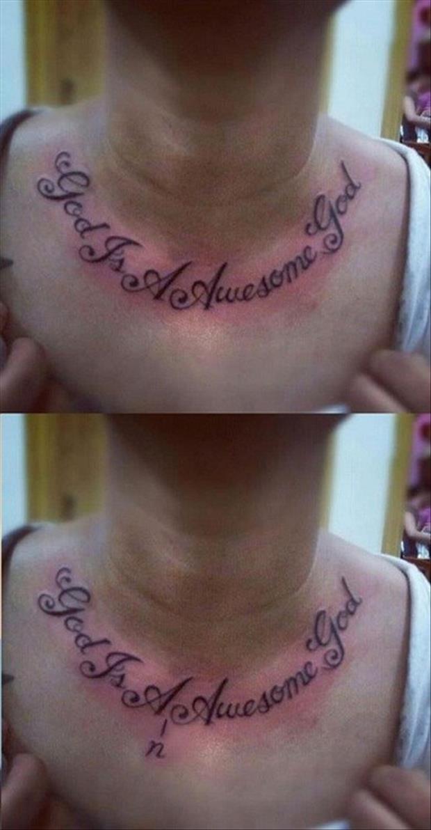 god is an awesome god tattoo - Jod dome God esome God Jido God Joan