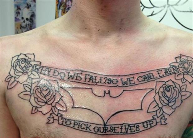 dark knight tattoo - esas De We Fall?So We Ca We Canlearn Opick Ourselves