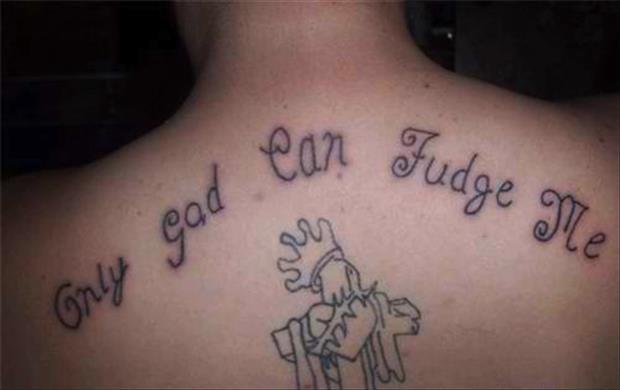 only god can fudge me - on car Fudge God Me Only