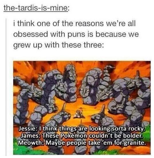 Puns so bad, they're good