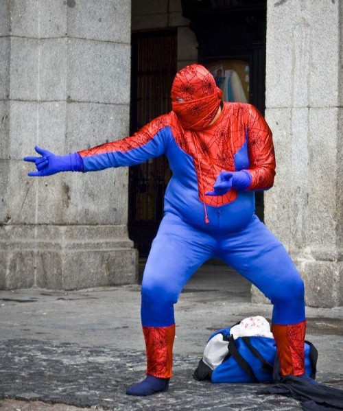 Spiderman cosplay fails