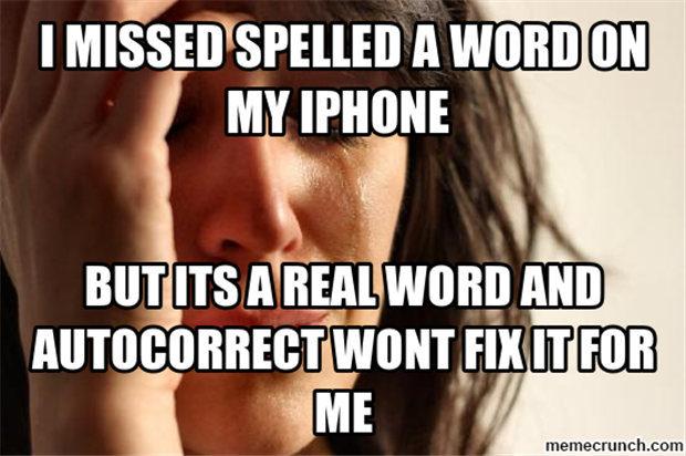 The harshness of first world problems