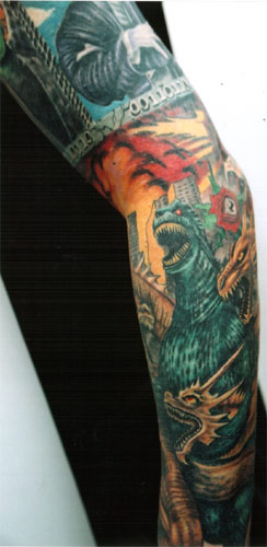 25 Godzilla tattoos