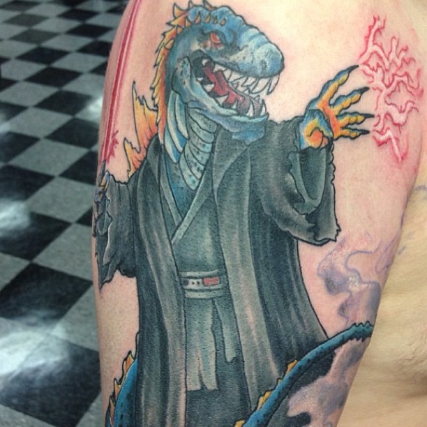 25 Godzilla tattoos.