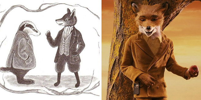 The Fantastic Mr. Fox in 1974 vs now.
