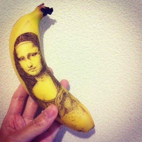 Banana tattoo art