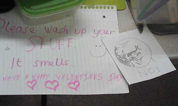 Roommates Leave The Best Notes