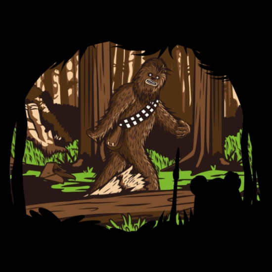 chewbacca sasquatch - T