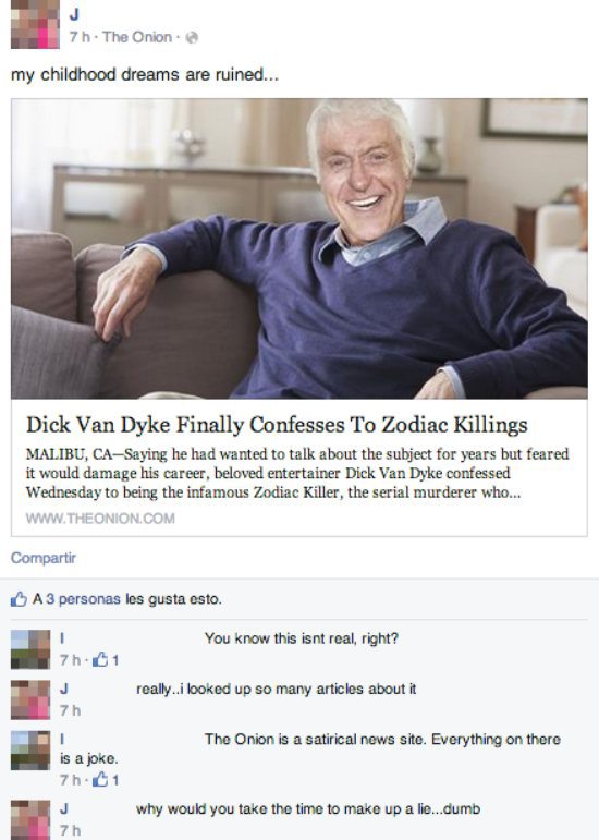 dick van dyke zodiac killer - 7h The Onion my childhood dreams are ruined... Dick Van Dyke Finally Confesses To Zodiac Killings Malibu, CaSaying he had wanted to talk about the subject for years but feared it would damage his career, beloved entertainer D