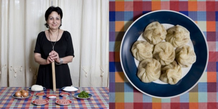 Tblisi, Georgia: Khinkali pork and beef dumplings by Natalie Bakradze, 60 years old
