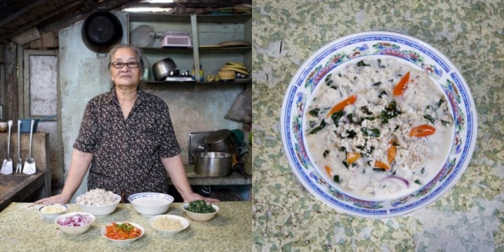 El Nido, Philippines: Kinunot shark in coconut soup by Carmen Alora, 70 years old