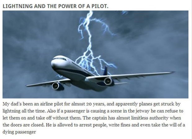 The truth about flying