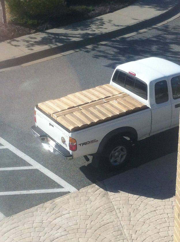 The boxes that were made for this truck.