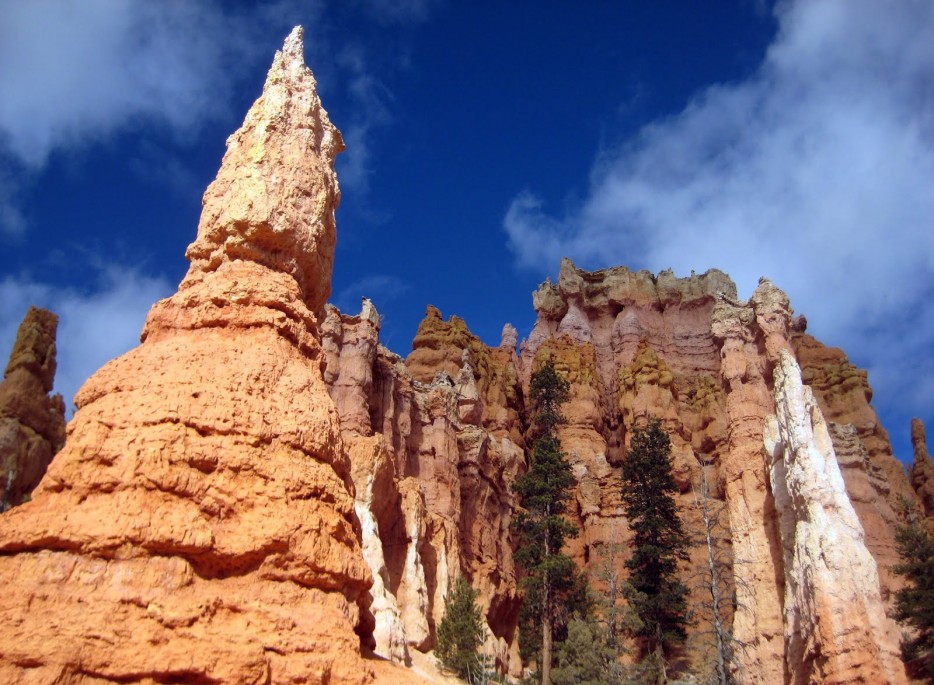 Despite the name, Bryce Canyon is not actually a canyon, but a collection of amphitheaters with the distinctive rock pillars called hoodoos.