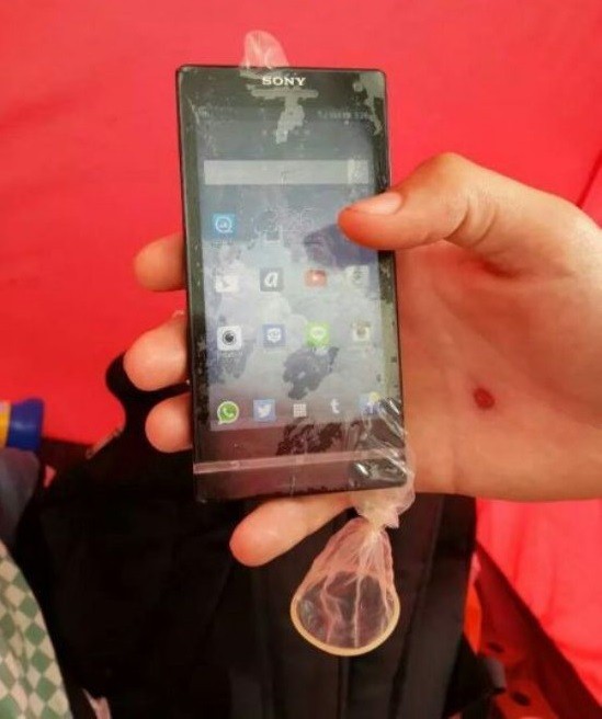Waterproof your phone with something you probably hopefully already have lying around