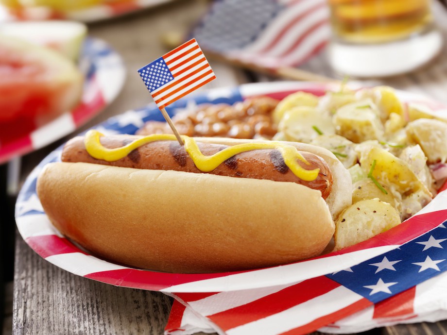 4th of july hot dogs