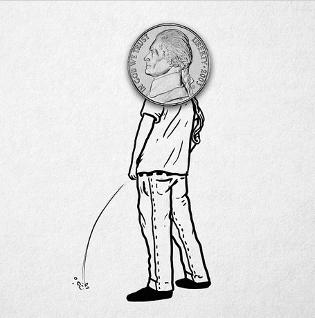 Simple Drawings Come Alive as Witty Illustrations