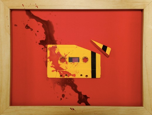 Old Cassette Tapes Are Given New Life As Colorful and Quirky Art