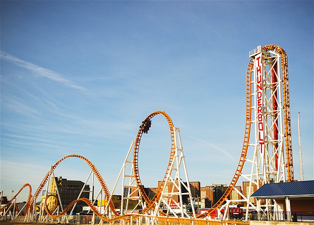 Wild roller coaster rides