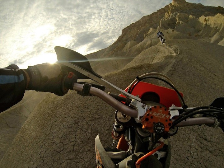 The point of view of an adrenaline junkie